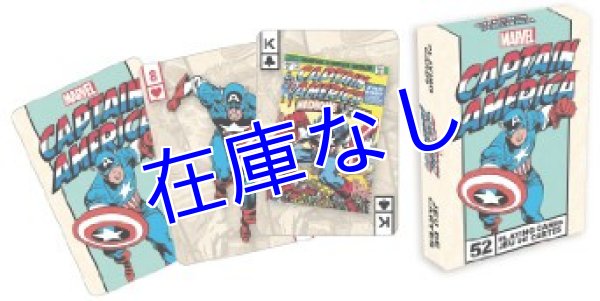 画像1: Marvel Captain America トランプ (1)