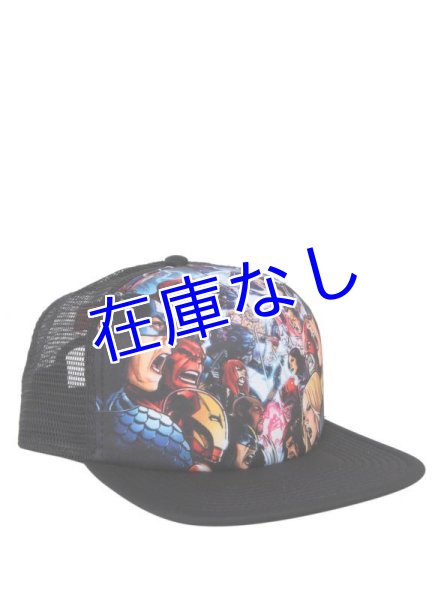 画像1: Marvel Universe Avengers Vs. X-Men Snapback Trucker Hat (1)