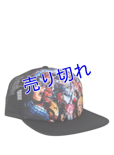 画像1: Marvel Universe Avengers Vs. X-Men Snapback Trucker Hat (1)
