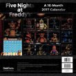 画像2: Five Nights at Freddy's 2017 カレンダー（壁掛けタイプ）　Sサイズ (2)
