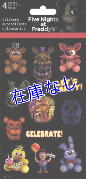 画像1: Five Nights at Freddy's　ステッカーセット（4枚入り） (1)