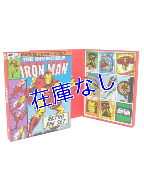 画像1: Marvel レトロバッジセット（Iron Man） (1)