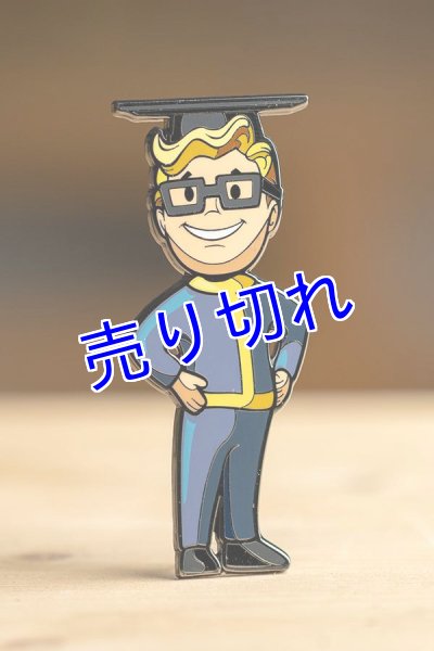 画像1: Fallout Vault Boy 7.5cmバッジ　その５(Intelligence) (1)