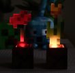 画像2: Minecraft ライト その１６（オレンジチューリップ＆ポピー） (2)
