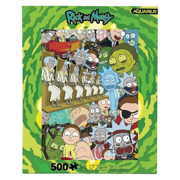 画像1: Ricks and Morty キャラクター ジグソーパズル（500ピース） (1)