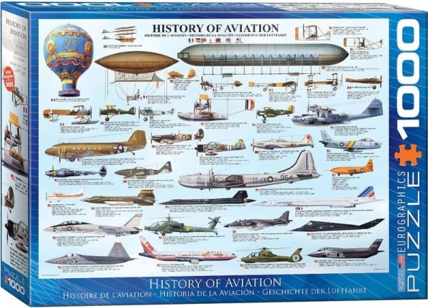 画像1: History Of Aviation　ジグソーパズル（1000ピース） (1)