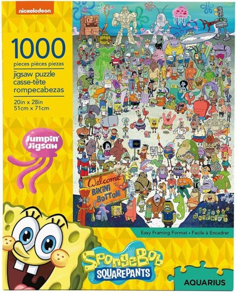 画像1: SpongeBob　ジグソーパズル（1000ピース） (1)