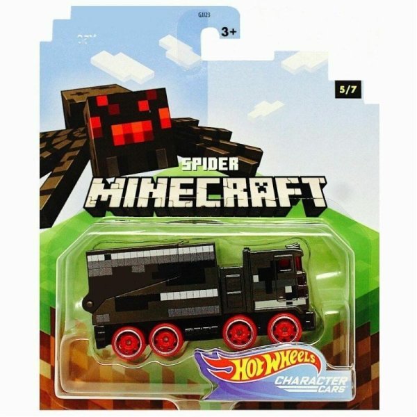 画像1: Minecraft x Hot Wheels コラボ　ダイカストカー　（Spider） (1)