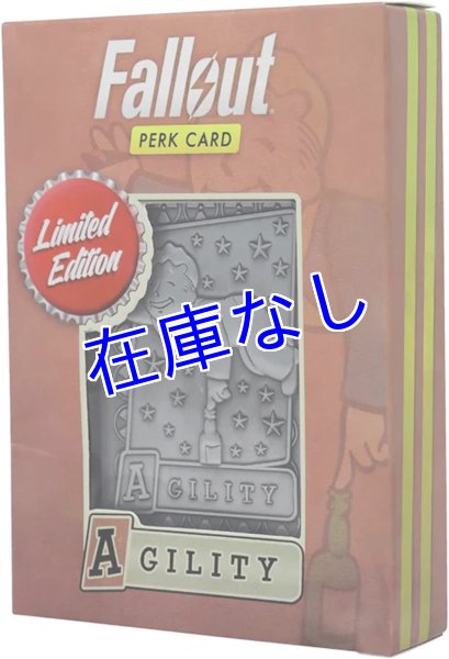 画像1: Fallout メタルレプリカ　Perkカード　（Agillity）※5000枚限定・シリアルナンバー付き (1)