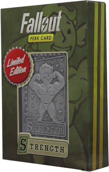 画像1: Fallout メタルレプリカ　Perkカード　（Strength）※5000枚限定・シリアルナンバー付き (1)