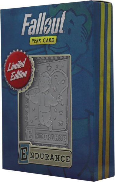画像1: Fallout メタルレプリカ　Perkカード　（Endurance）※5000枚限定・シリアルナンバー付き (1)