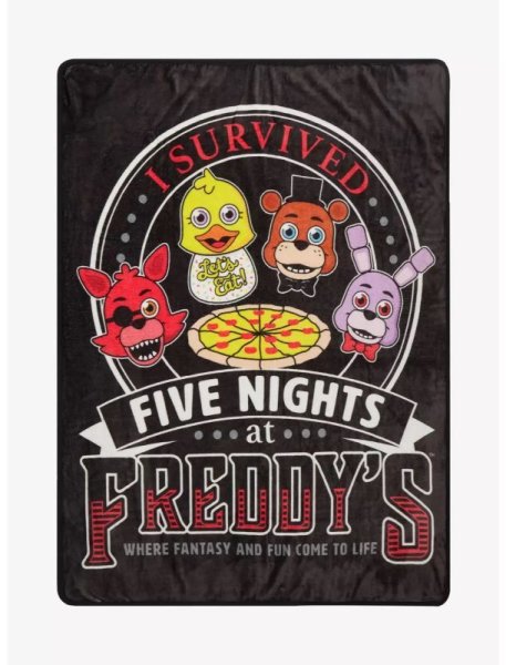画像1: Five Nights at Freddy's ブランケット　その３ (1)