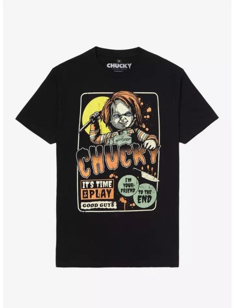 画像1: チャイルドプレイ　Chucky Tシャツ (1)