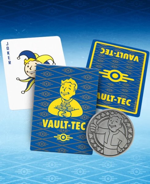 画像1: Fallout Vault-Tec トランプ＆ディーラーコインセット (1)