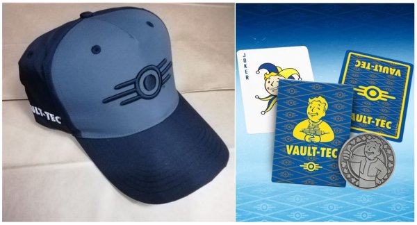 画像1: 【数量限定】Fallout Vault-Tec トランプ＆ディーラーコイン＋キャップセット (1)