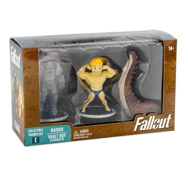 画像1: 【予約受付中・3月下旬入荷予定】Fallout ミニフィギュアセットE（Raider & Vault Boy StrongVer.） (1)