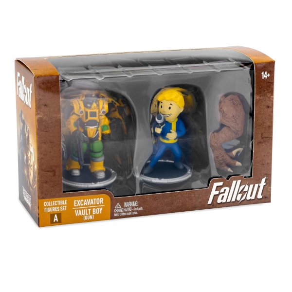 画像1: 【予約受付中・3月下旬入荷予定】Fallout ミニフィギュアセットA（Excavator & Vault Boy GunVer.） (1)