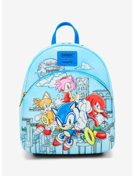画像1: Sonic スカイサンクチュアリー リュック（Loungefly） (1)