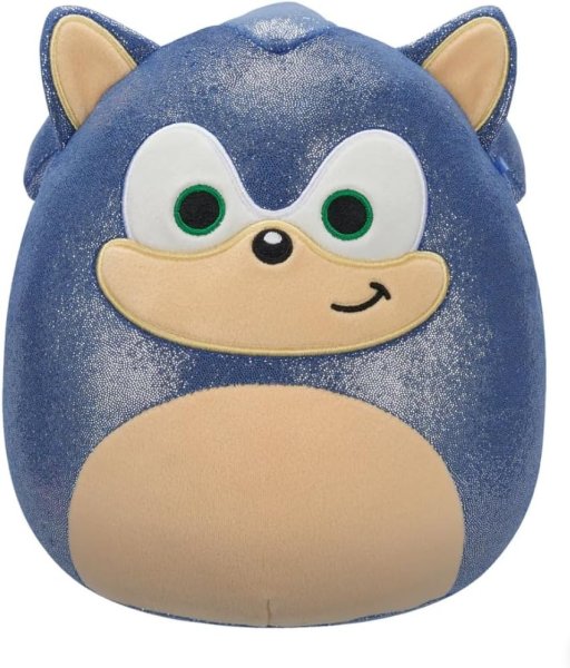 画像1: Sonic Squishmallow　ぬいぐるみ（Sonic ソニック　メタリックVer.） (1)