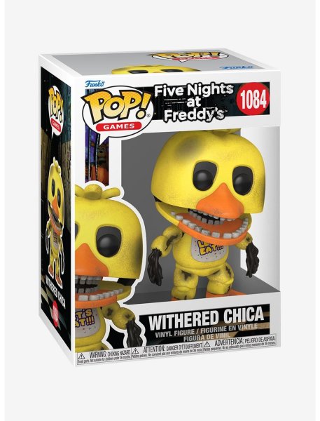 画像1: FNaF Funko POP フィギュア （Withered Chica） (1)