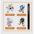 画像4: Sonic バッジ　シリーズ２（FiGPiN製）　※全13種ランダム1個入り (4)