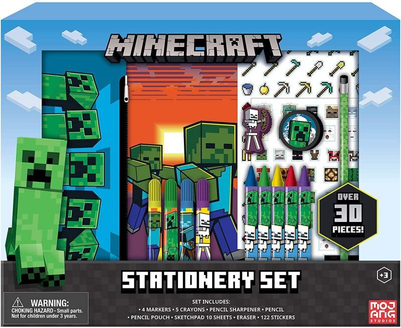 Minecraft 文房具セット その１ ８点セット Game Station Online