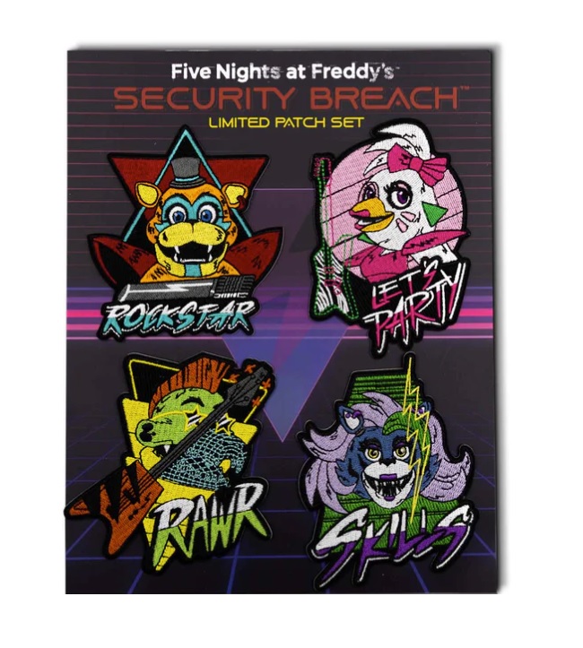Five Nights at Freddy's Security Breach ワッペンセット Game Station Online